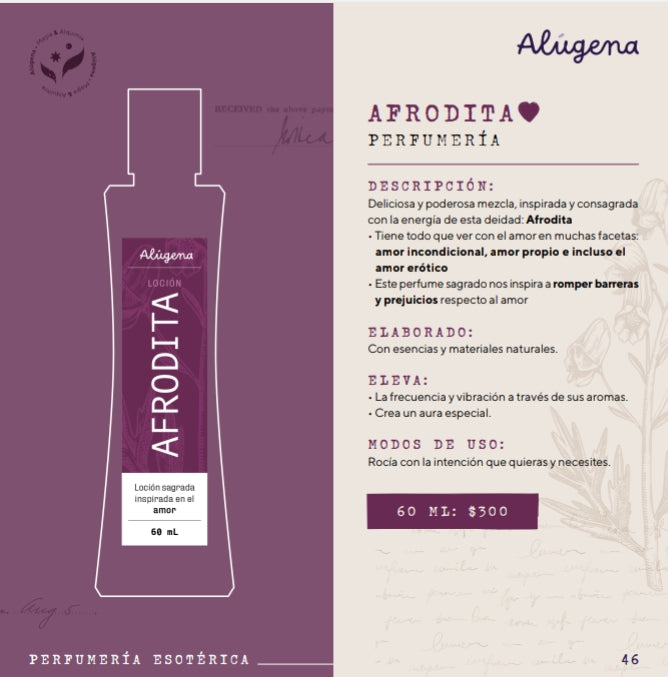 LOCIÓN DE AFRODITA