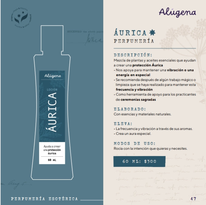 LOCIÓN ÁURICA